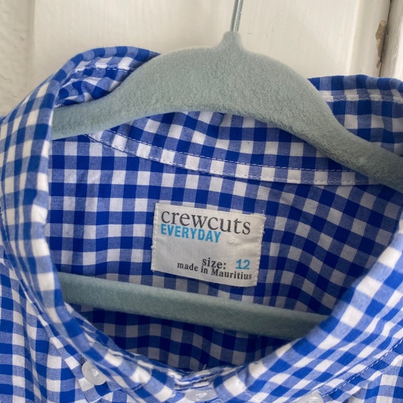 Boy's Crewcuts Checked Shirt, size 12 - Picture 2 of 3